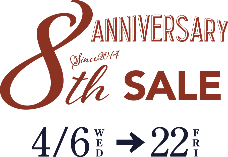 8th Since2014 ANNIVERSARY SALE